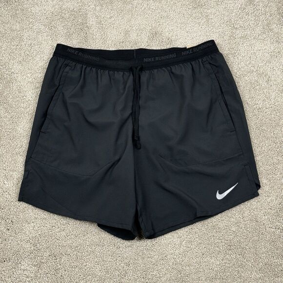 Nike Mens Stride 7” Running Shorts Black Size Small DM4761-010 New Dri-Fit - Picture 1 of 4